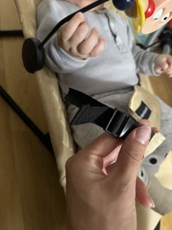 Дитячий шезлонг Colombokid заколисуючий центр для новонароджених дітей дитяче крісло гойдалки крісла бежевий в клітинку (BR-B) фото від покупців 11