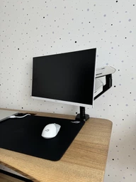 Настольное крепление для монитора Anda Seat Stealth Pro II 17''-42'' White (AD-W-A9-1S-BW) [123484] фото от покупателей 4