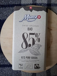 Черный шоколад Munz 85% Органический 100 г (7613900085553)