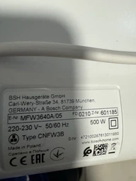 Нож для мясорубки Bosch MFW3640A