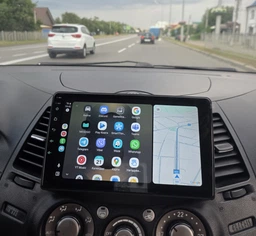 Магнитола Lesko для Mitsubishi Grandis Manual A/C 2003-2011г 9" 2/32Gb Wi-Fi GPS Base Митсубиси Грандис