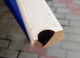Лавочный скамеечный брус деревянный 35*60*1500 мм, ель фото от покупателей 7