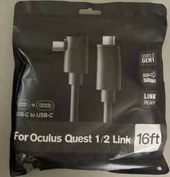 Кабель Oculus Link USB 3.2 Type-C 5 метров Oculus Link для Meta Quest Oculus Quest 2, 3, 3S, Pro, Pico 4, черний фото от покупателей 1