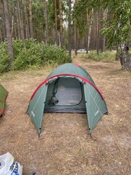 Кемпинговая палатка Nils Camp NC6013 Зелено-красная (5907695518900) фото от покупателей 1
