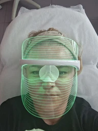 Светодиодная LED маска для лица для ухода и омоложения кожи для лед терапии Facial LED Mask MSY-B106 7 цветов