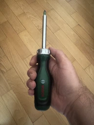 Викрутка Bosch з тріскачкою та 12 насадками (1600A02BX2)