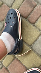 Сабо Crocs Bayaband Clog Stucco / Bright Cobalt M8W10-41-26.5 см 205089 фото от покупателей 4