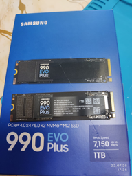 SSD диск Samsung 990 Evo Plus 1TB M.2 PCIe 4.0 x4/5.0 x2 NVMe 2.0 V-NAND TLC (MZ-V9S1T0BW) фото від покупців 2