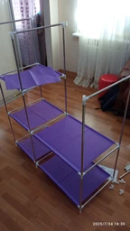 Складной шкаф Wardrobe Коричневый тканевый (88105SHKM) CLS55 фото от покупателей 5