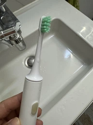 Насадки (2 шт) для электрощетки Xiaomi Mijia Sonic Electric Toothbrush T500 сяоми миджа T700 T300 Белый с зеленым