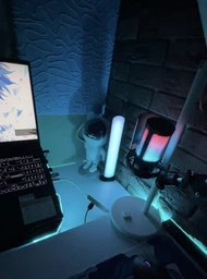 Професійний USB конденсаторний мікрофон EMISSE з кардіоїдною діаграмою направленості та RGB підсвіткою RGB, Рожевий