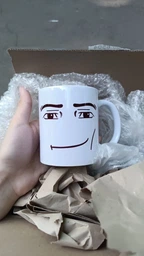 Чашка Roblox face 330 мл – кухоль для фаната Roblox, подарунок дитині фото від покупців 1