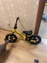 Дитячий беговел велобіг Corso Sprint JR-01258 сталева рама колесо 12" EVA піна Оранжевий фото від покупців 3