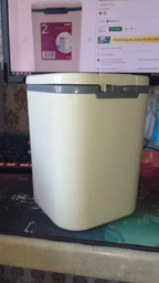 Відро для сміття настільне MBM HOME BIN-06 2L ANTHRACITE з кришкою антрацитове
