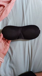 Маска для сну із широкою гумкою Lemmi 3D Black фото від покупців 1