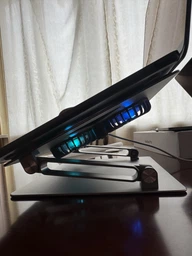 Охлаждающая подставка для ноутбука OfficePro LS121G Aluminum alloy Gray фото от покупателей 10