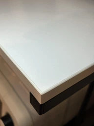 Підставка для мікрохвильовки Kitchen K301 Ferrum-decor 400x550x350 Чорний метал ДСП Сосна Кембра 16 мм (KITCH30108) фото від покупців 8