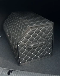 Органайзер в багажник автомобіля Audi 50х30х30 чорний фото от покупателей 1