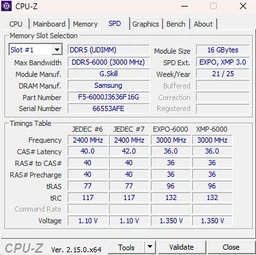 Модуль пам'яті DDR5 32GB (2x16GB) 6000 G.Skill Flare X5 EXPO C36 набір з 2-х модулів (F5-6000J3636F16GX2-FX5)