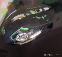 Беспроводная мышь игровая с RGB подсветкой аккумуляторная регулируемое DPI 800 1200 1600 оптический сенсор USB Wi-Fi адаптер эргономичная бесшумная для ПК ноутбуков Android для игр и работы удобная светящаяся мышь с подсветкой