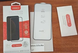 Защитное стекло для смартфона Apple iPhone 15 Pro Max Intaleo 9H 3D Black (1283126575457)