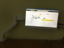 Настільне кріплення для монітора OfficePro MA441W з пружиною 17-42" 2~12 кг White фото від покупців 1