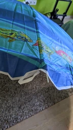 Пляжна парасолька з нахилом 200 см Umbrella Anti-UV ромашка Синій нейлон (SH779457) фото від покупців 1