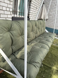 Матрац на качелю, диван з піддонів, лавочку, шезлонг 200*50*50 Оксфорд хакі