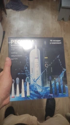 Набор электрических зубных щеток Pecham Travel Black and White Travel Set PC-084 (4820301550150) фото от покупателей 10