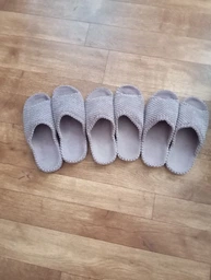 Женские домашние тапочки с анатомической подошвой с открытым носком FX shoes 7007 36 (23 см) Сиреневые (2820000016706)
