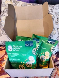 Снеки-грызунки Gerber с Бананом для детей от 10 месяцев 28 г (8445291497627) фото от покупателей 1