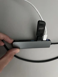 Usb хаб перехідник type с на юсб 6в1 hub адаптер на тайп сі для ноутбука макбука смартфона планшета пк Brillix UC-H6 Max концентратор з кардрідером розгалужувач 4 порти 4K HDMI+USB*2+SD/TF card reader+PD Female hub 6in1 фото від покупців 8