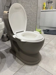 Детский обучающий горшок унитаз DOLU 7564 XL 2в1 серый