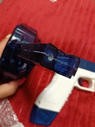 Пистолет водяной на аккумуляторе 3.7V Глок USB-кабель автоматическая стрельба (Розовый) фото от покупателей 1