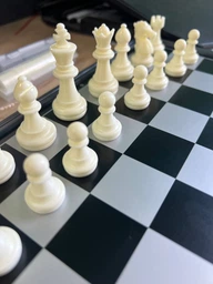 Шахматы шашки нарды пластиковые магнитные игральные набор 3 в 1 шахматный для детей новичков взрослых начинающих комплект шахмат шашек на подарок дорожные походные настольные на магнитной доске шахматная доска 25см x 25см АН38810 + игральные кубики фото от покупателей 4