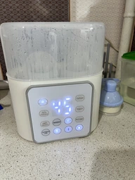 Многофункциональный подогреватель и стерилизатор LELIK™ Nutri Care 9in1 для детских бутылочек KH-0588, белый + Подарок сушилка для детских бутылочек, сосок, стаканов, всего 9 предметов, LELIK, зеленый фото от покупателей 9