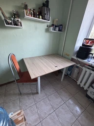 Стол-трансформер Art in Head Lunch 900x750x600 Ателье светлый/Белый (TB19040000010) фото от покупателей 2