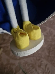 Кукла интерьерная сувенирная Украиночка текстильная 26см ручная работа в желто-голубом наряде (Kn15) фото от покупателей 1