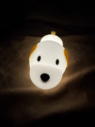 Ночник игрушка 3DTOYSLAMP детский светильник для сна щенок силиконовый с LED аккумулятором таймером автовыключения 2 цвета свечения мягкий декоративный для украшения дома спальни детской комнаты гостиной 15.5×9×7 см оригинальный подарок ребенку