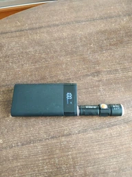 Акумуляторний ліхтар LED металевий кишеньковий ліхтарик Bl-616/4246 (заряджається від USB) Black