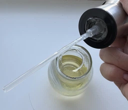 Распылитель диспенсер бутылка спрей для масла, уксуса, соусов, 200 мл стеклянный фото от покупателей 19