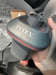 Насос электрический для кроватей, матрасов, кругов и лодок Intex 12 В Чёрный (66636) фото от покупателей 2