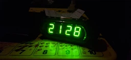 Настільний годинник з будильником VST-716-2 Green Light