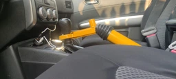 Механічне протиугінний пристрій для автомобіля блокатор на ручник і коробку передач Jingbo 855 фото від покупців 1