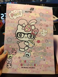 Папір кольоровий двосторонній Kite Hello Kitty А4 15 кольорів 15 арк (HK24-250)
