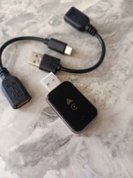 Адаптер карплей CarPlay и Android Auto 2в1 переходник для авто Bluetooth Wi-Fi 5 ГГц USB Type-C устройство для подключения телефона к машине из проводного в беспроводной для штатных магнитол автомобильный аксессуар для iPhone