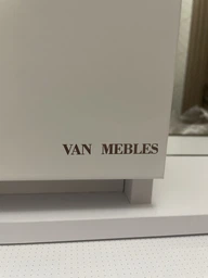 Зеркало со шкафчиком VAN MEBLES Мира белая 60 см левостороннее фото от покупателей 1