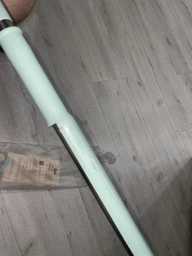 Швабра PREMIUM для підлоги та вікон з вертикальним віджимом, з двома насадками і довгою металевою ручкою 120 см фото від покупців 4