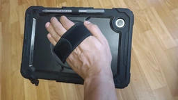 Чохол Carbon Armor Cover Tablet на Lenovo Tab M11 (11") / захисний чохол для планшета з ремінцем в комплекті / (чорний) фото від покупців 1