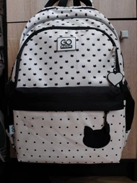 Рюкзак шкільний GoPack Education Cat Style 41x29x17 см 15 л Бежевий (GO25-182M-1) фото від покупців 3